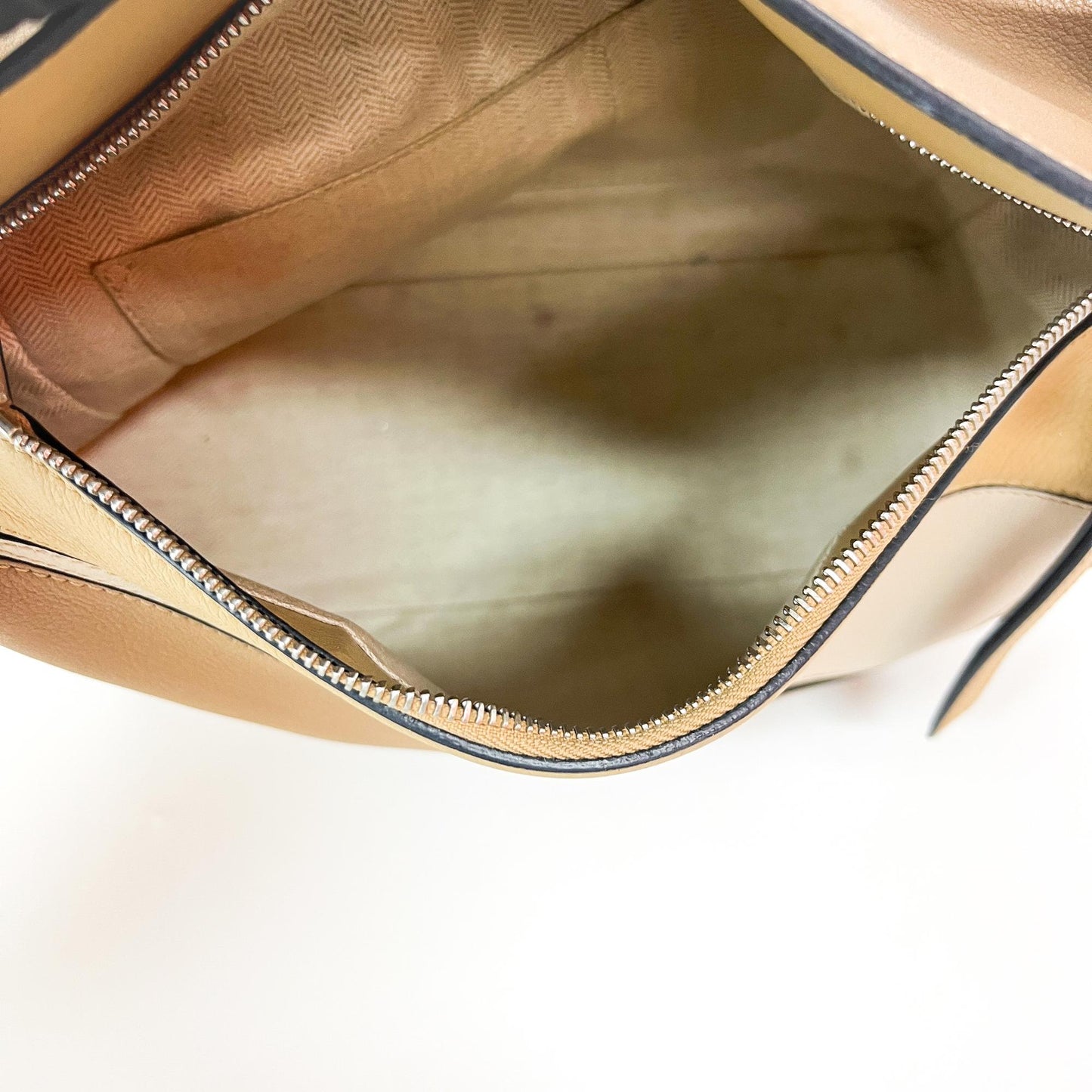 Loewe Small Puzzle Bag Soft Grain Calfskin Sand/Mink/Light Oat