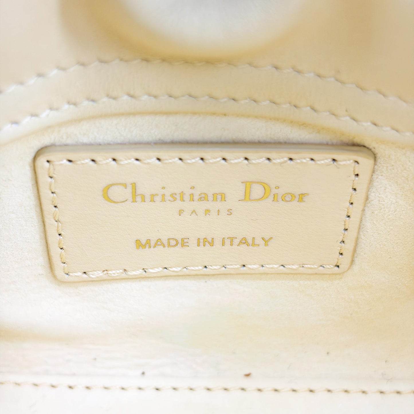 Dior Micro Lady Dior Bag Pastel Yellow