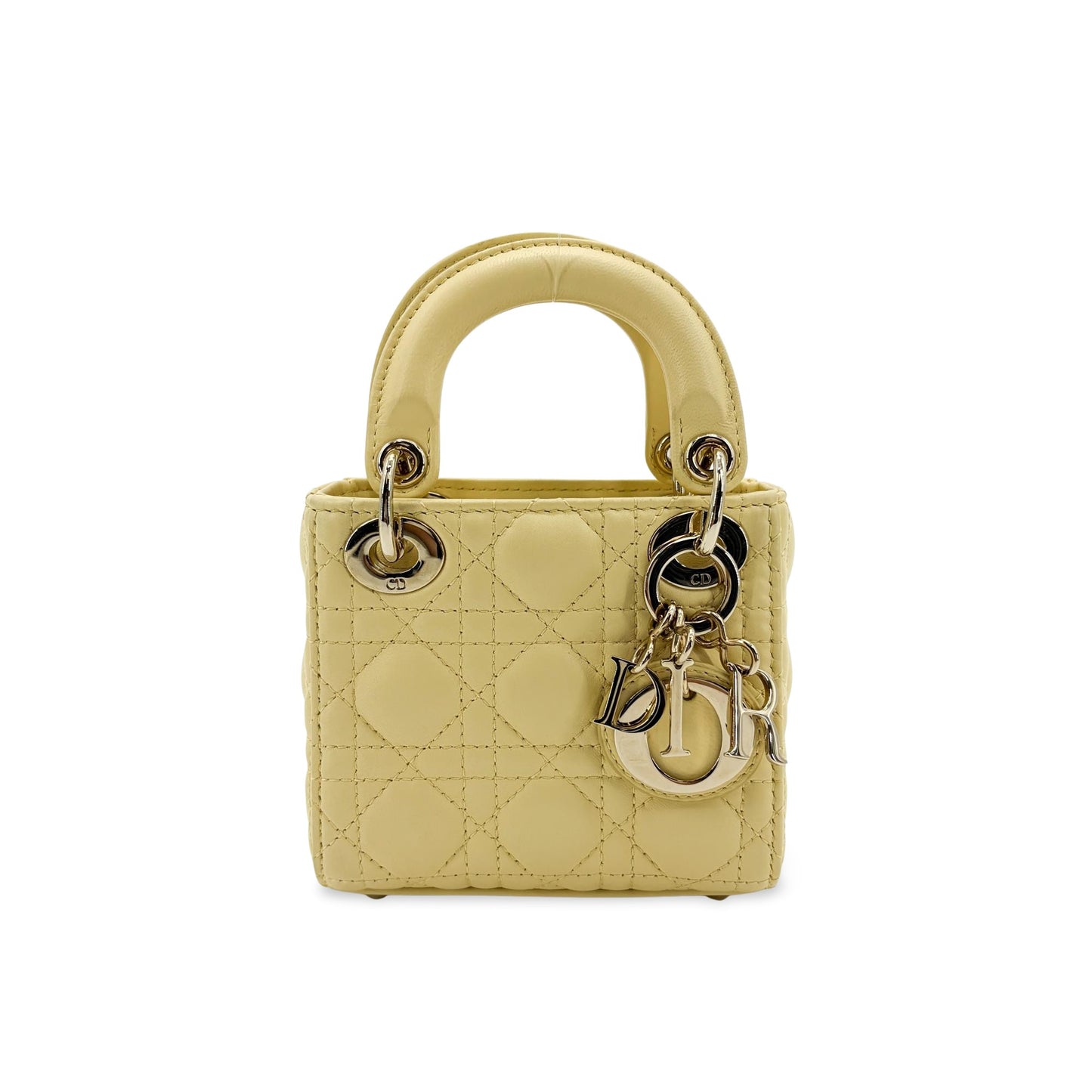 Dior Micro Lady Dior Bag Pastel Yellow