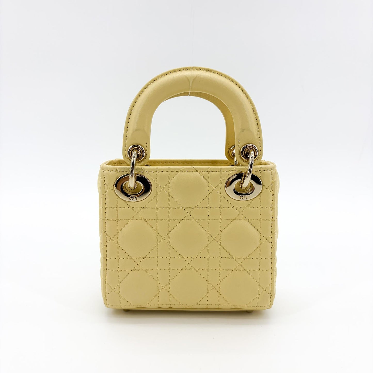 Dior Micro Lady Dior Bag Pastel Yellow