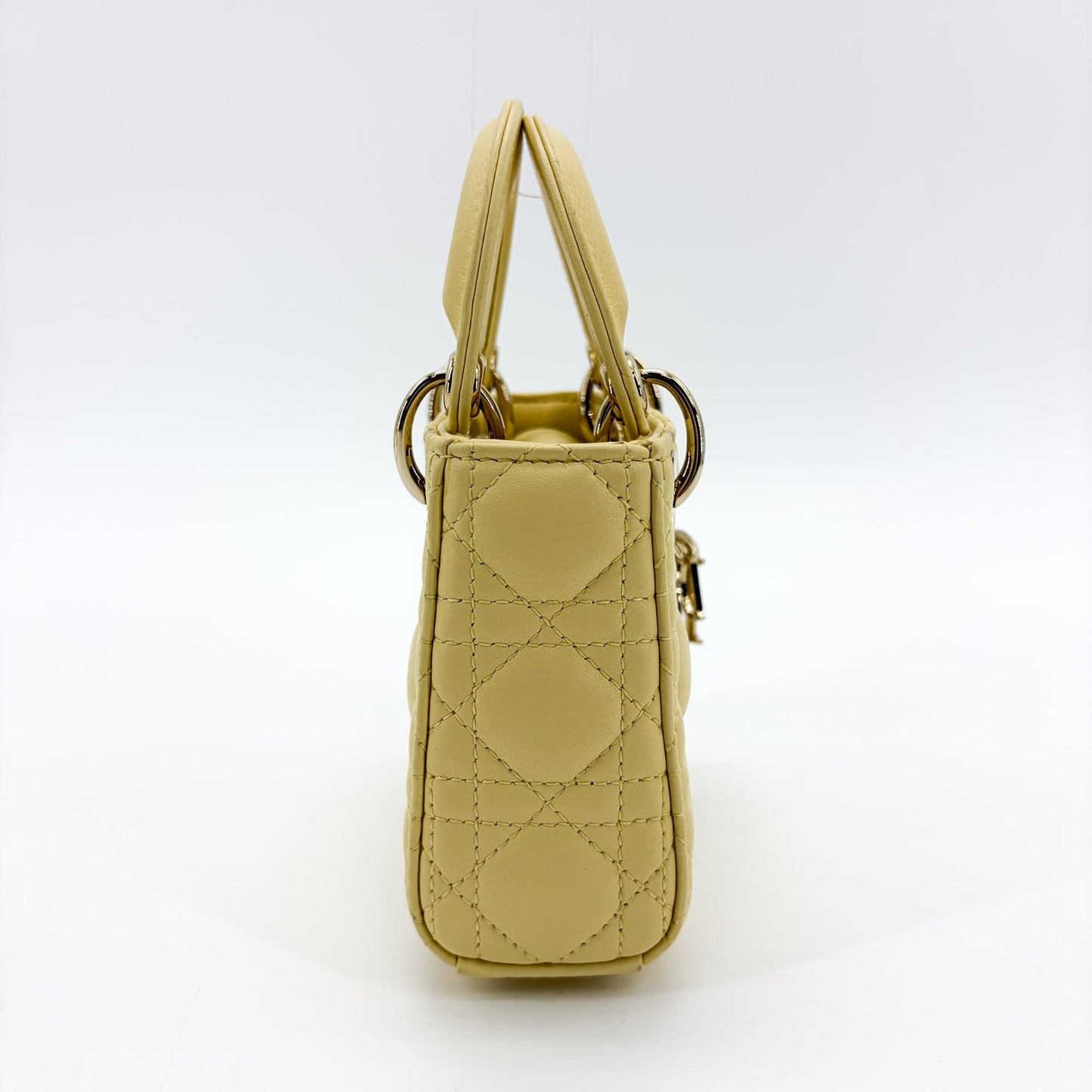 Dior Micro Lady Dior Bag Pastel Yellow
