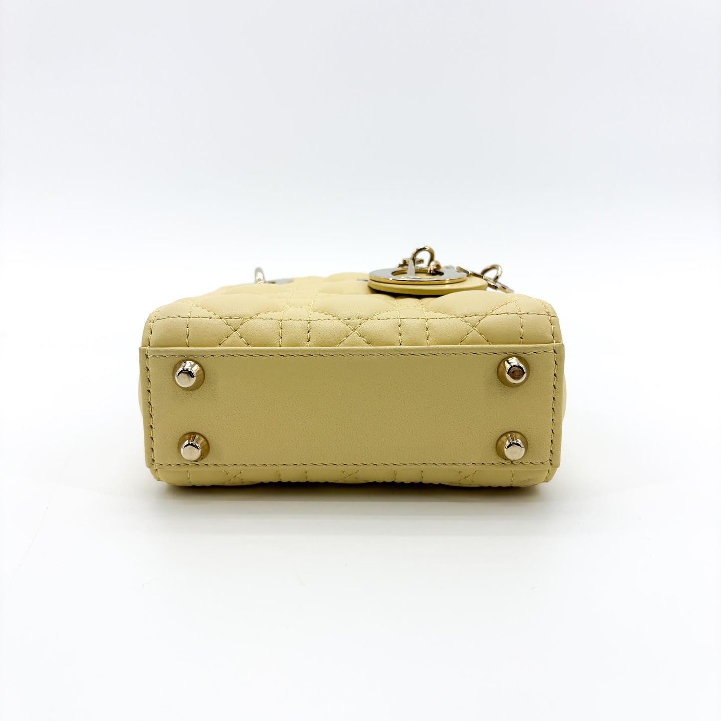 Dior Micro Lady Dior Bag Pastel Yellow