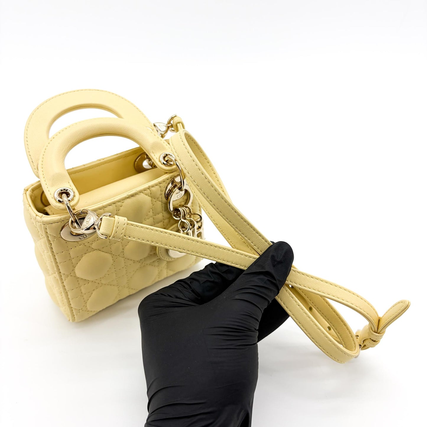 Dior Micro Lady Dior Bag Pastel Yellow