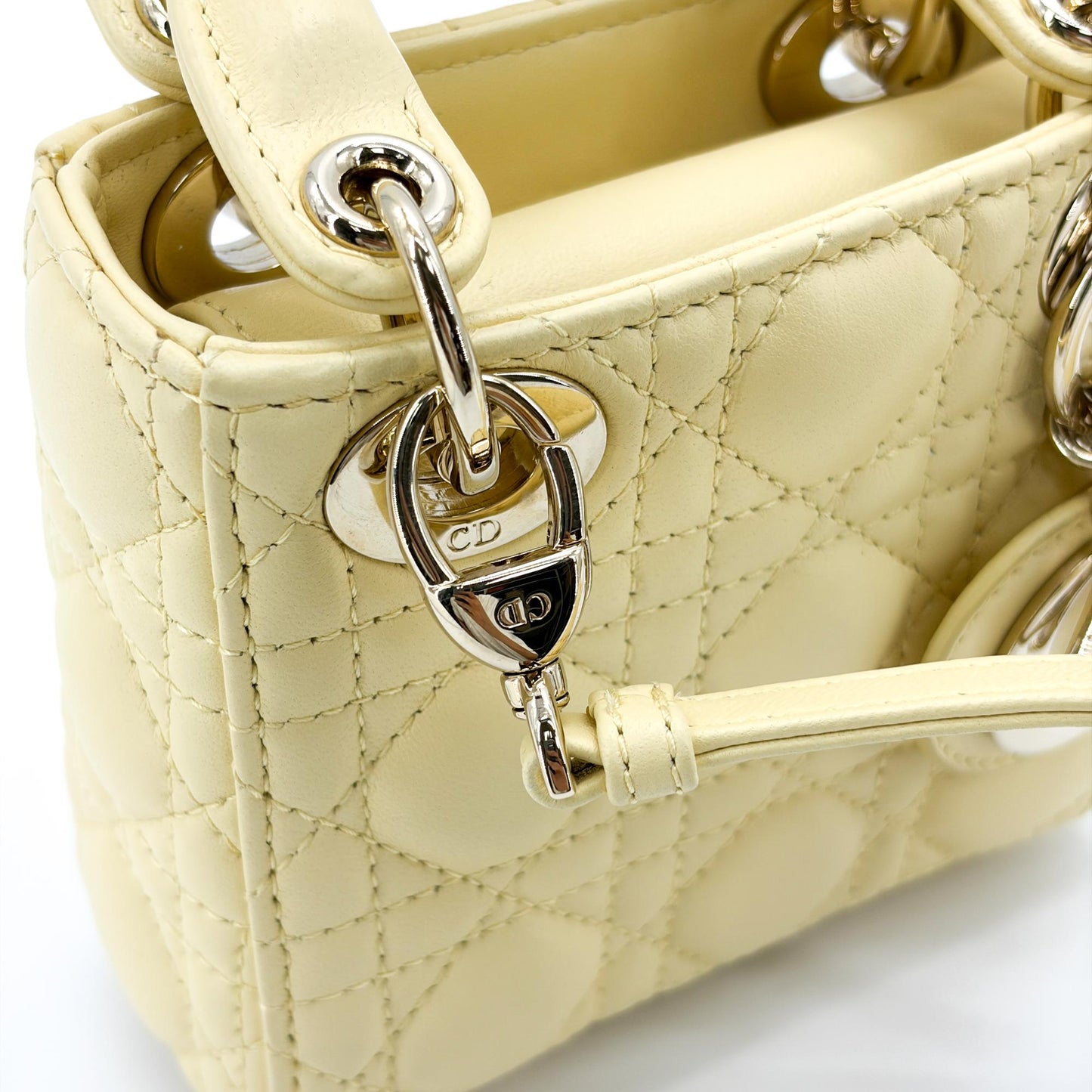 Dior Micro Lady Dior Bag Pastel Yellow