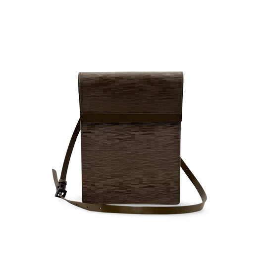 Louis Vuitton Epi Verso Crossbody Bag Brown