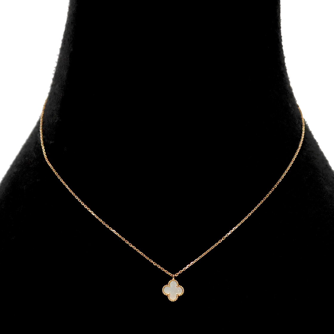 Van Cleef & Arpels Sweet Mother-of-Pearl Alhambra Necklace