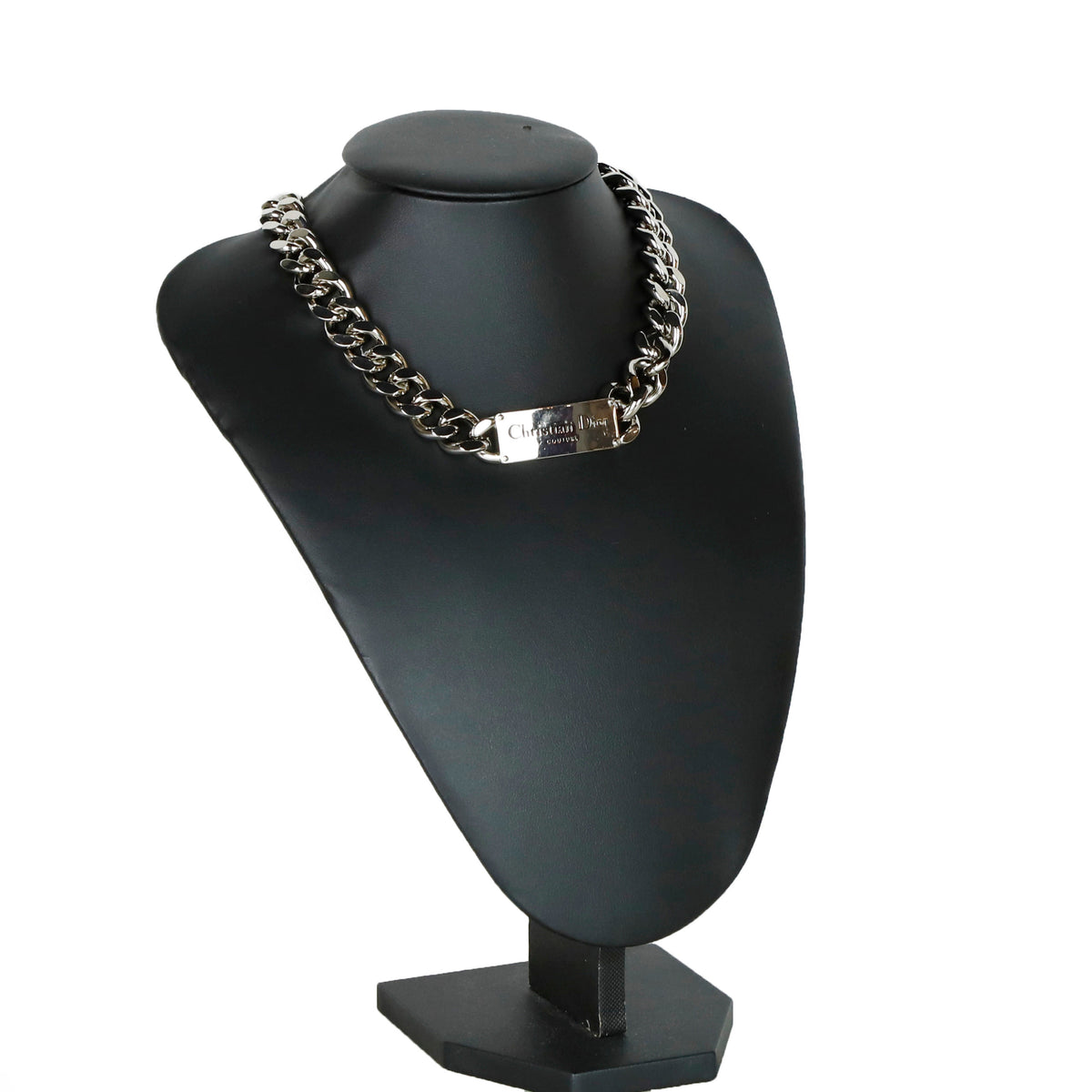 Couture chain link necklace