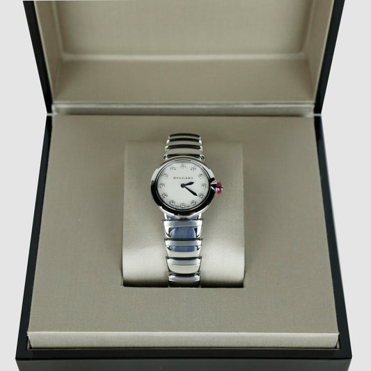 28 Piccola Lucea Mother-of-Pearl Diamond Watch