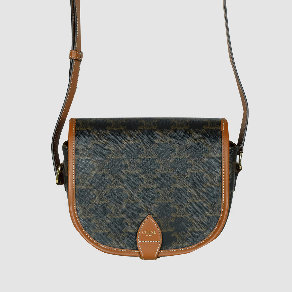 Medium Triomphe Canvas Folco Shoulder Bag Crossbody Bag 191502