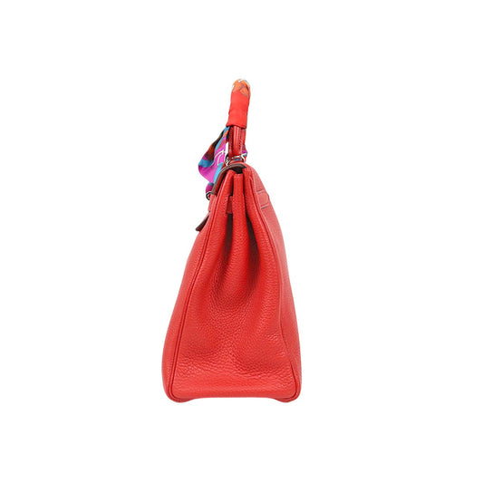 Hermès Kelly Bag 35 Square with "P" Engraving