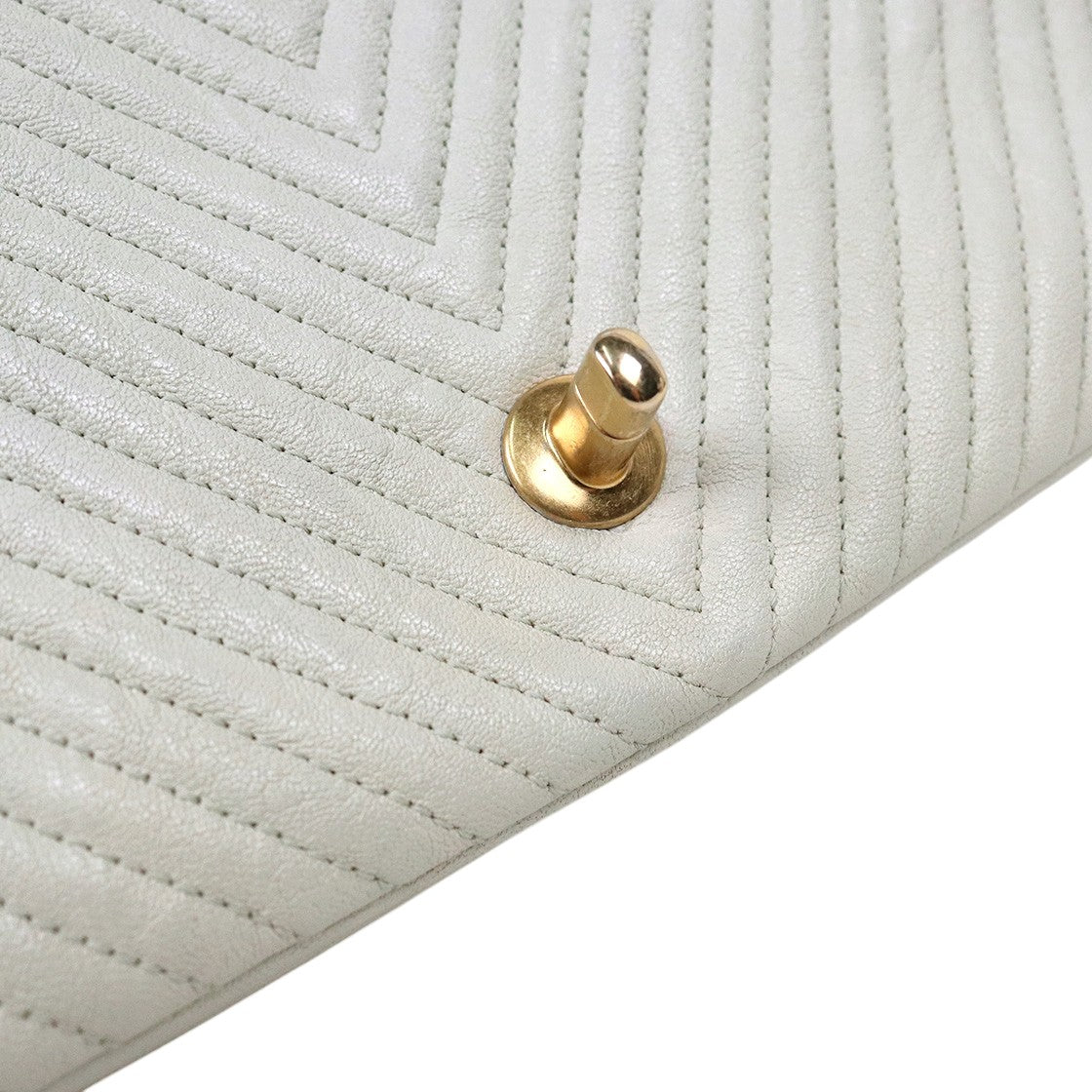 Chanel Mint Chevron Flap Chain Shoulder Bag