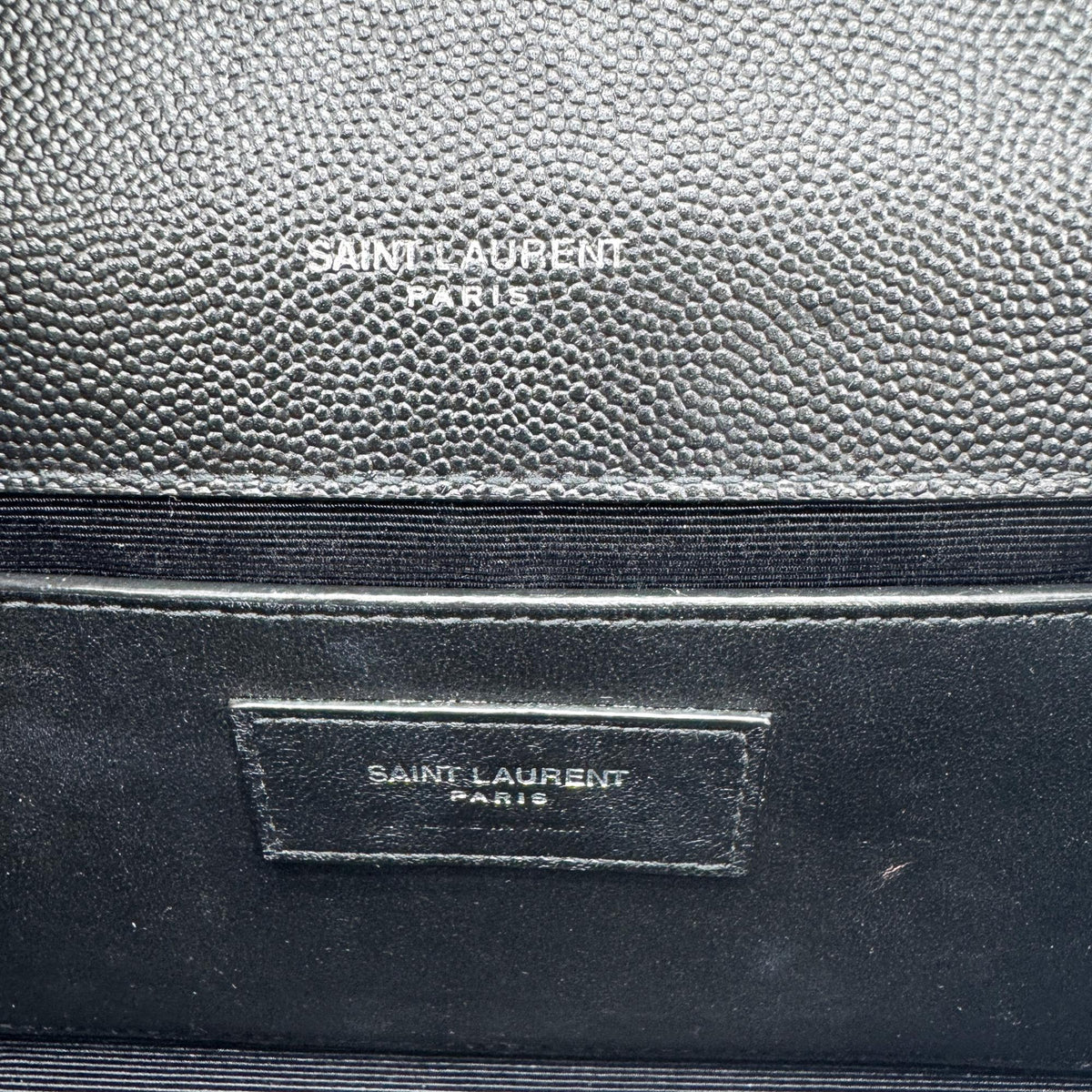Saint Laurent Small Kate Crossbody Bag Black Silver Hardware