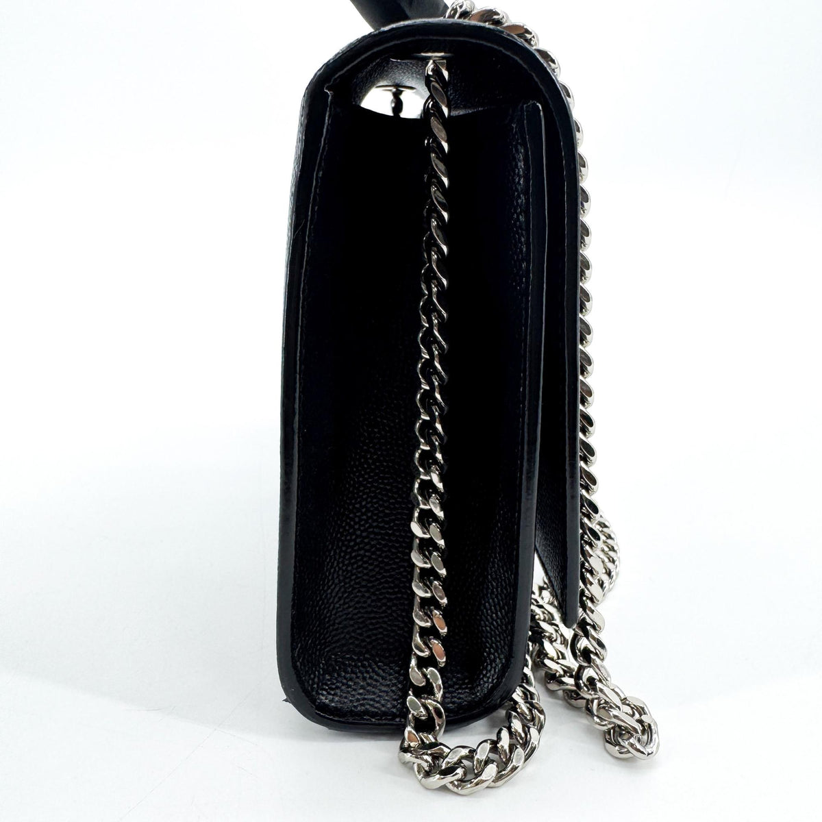 Saint Laurent Small Kate Crossbody Bag Black Silver Hardware