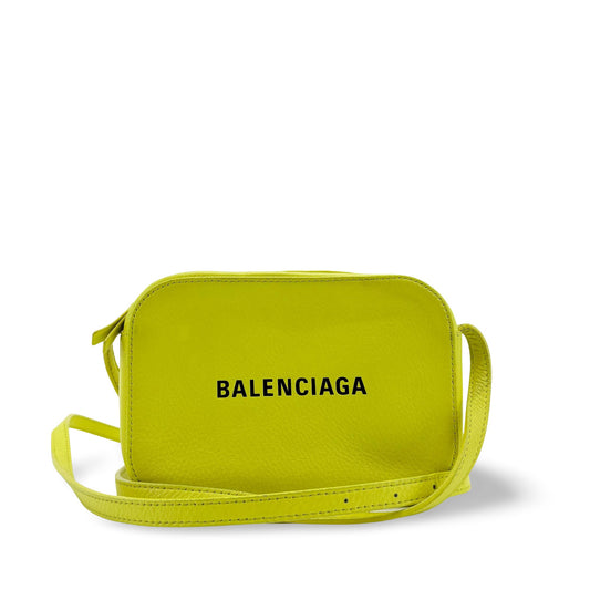 Balenciaga Everyday Camera Bag XS Neon Yellow