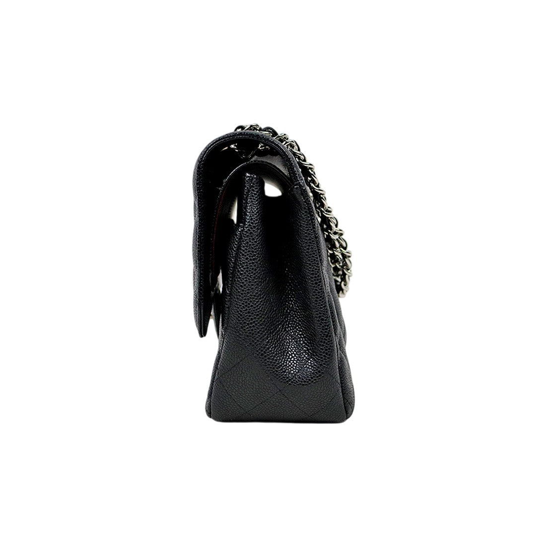 Chanel Black Large Caviar Classic Bag with Double Flap