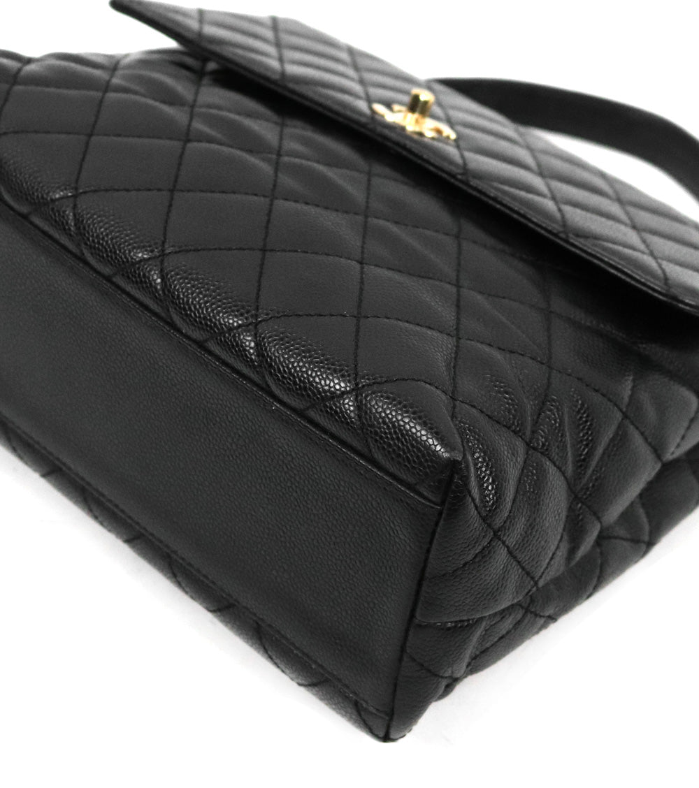 Chanel Black Caviar Coco Handle