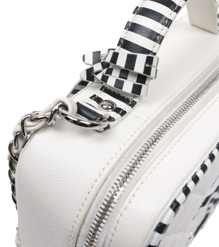 Chanel White Caviar Skin Cosmetic Case