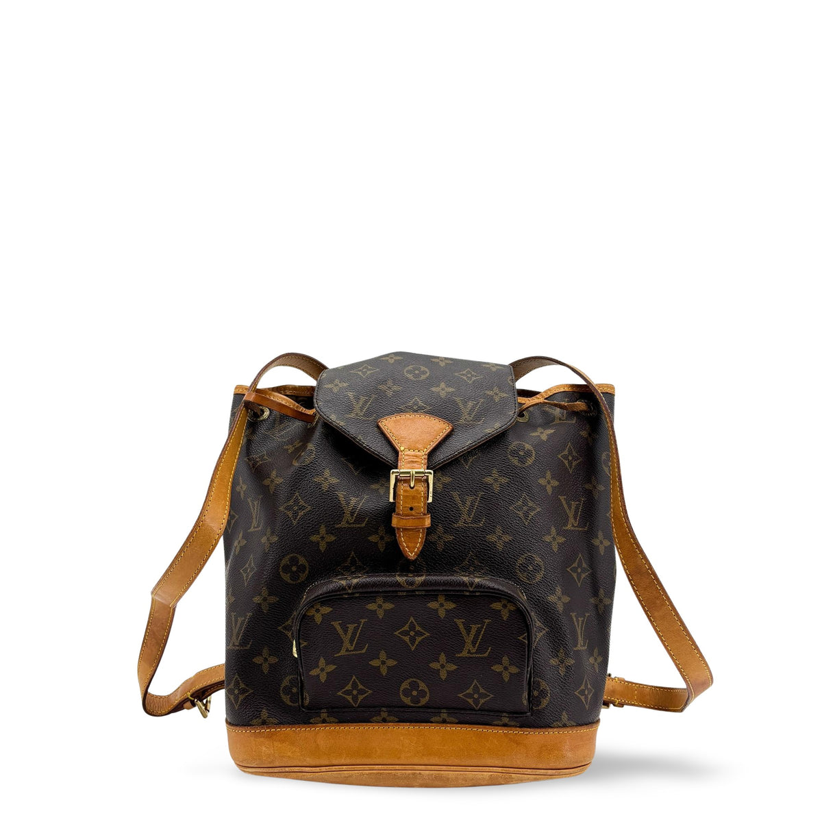 Louis Vuitton Monogram Montsouris MM Backpack Brown