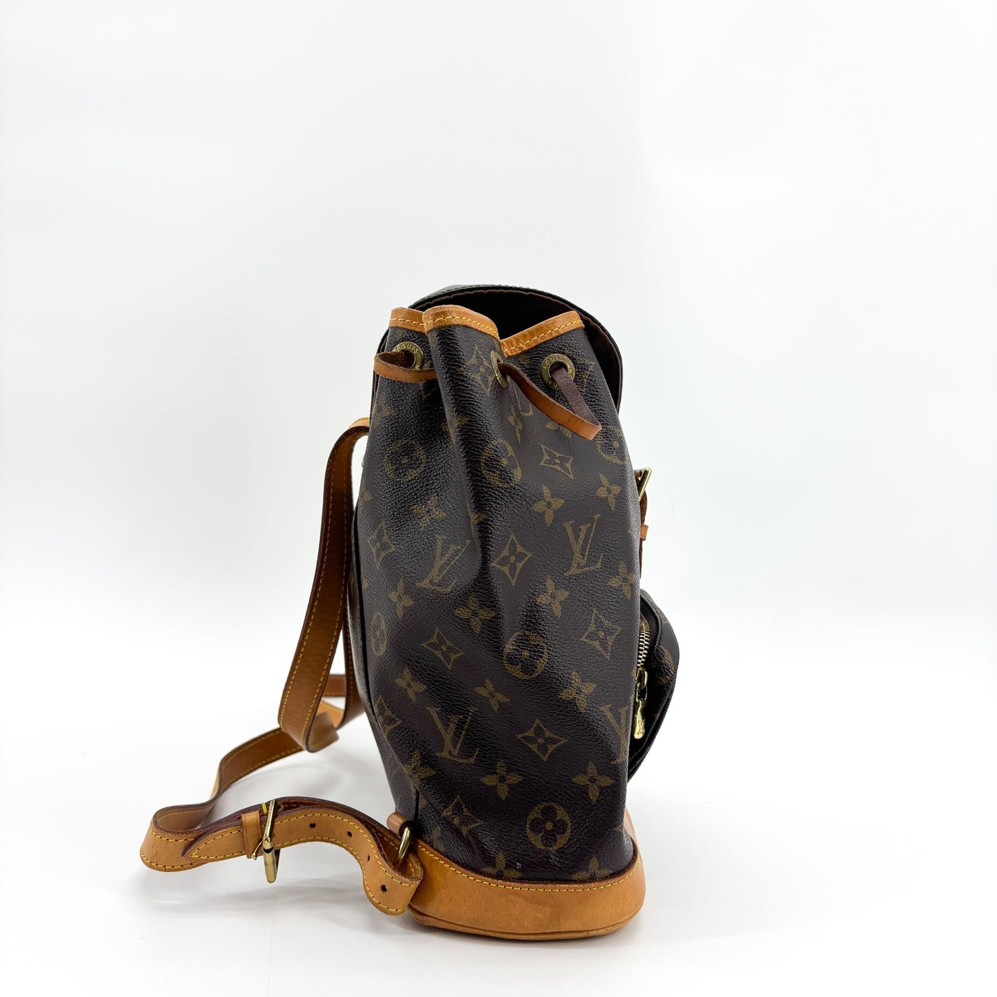 Louis Vuitton Monogram Montsouris MM Backpack Brown