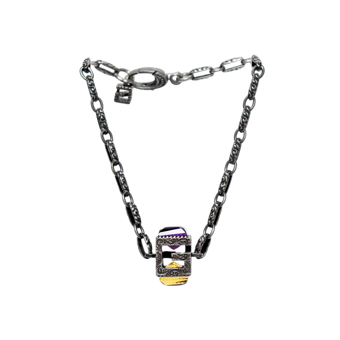 Gucci Square G Cube Silver Bracelet