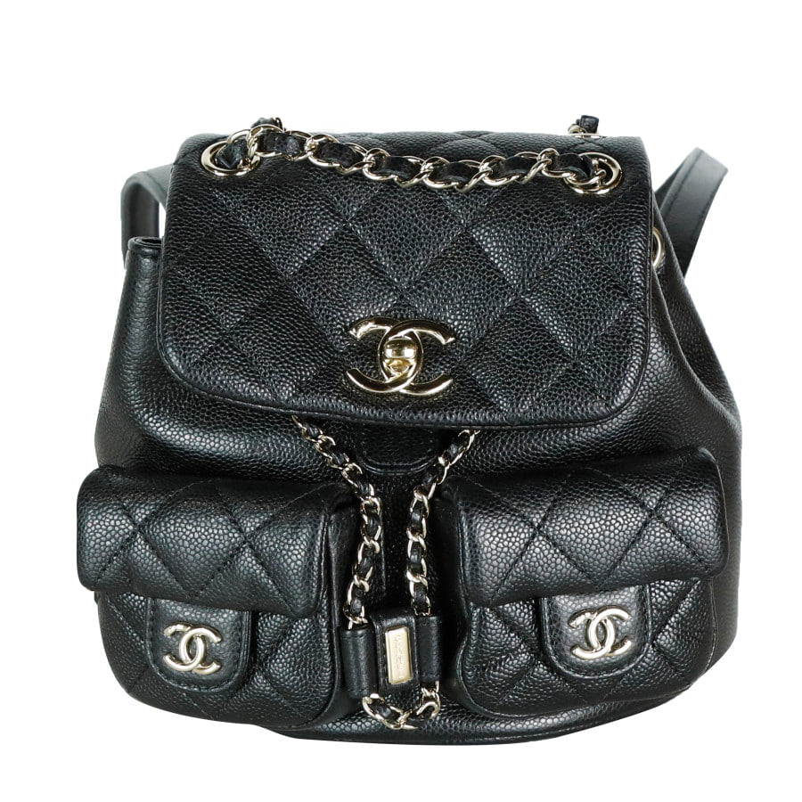 Small Caviar Duma Two-Pocket Backpack AS3787
