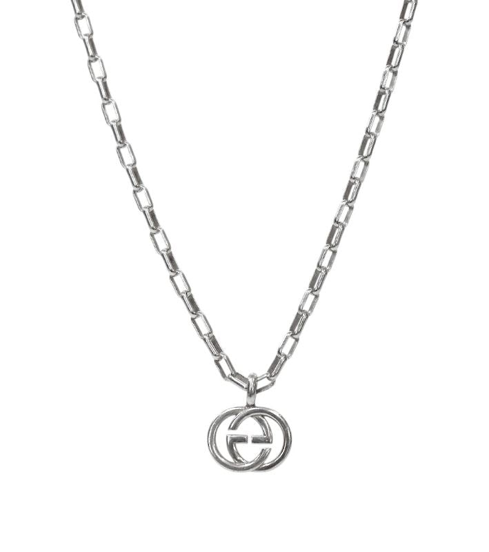 Gucci Interlocking G Silver Necklace