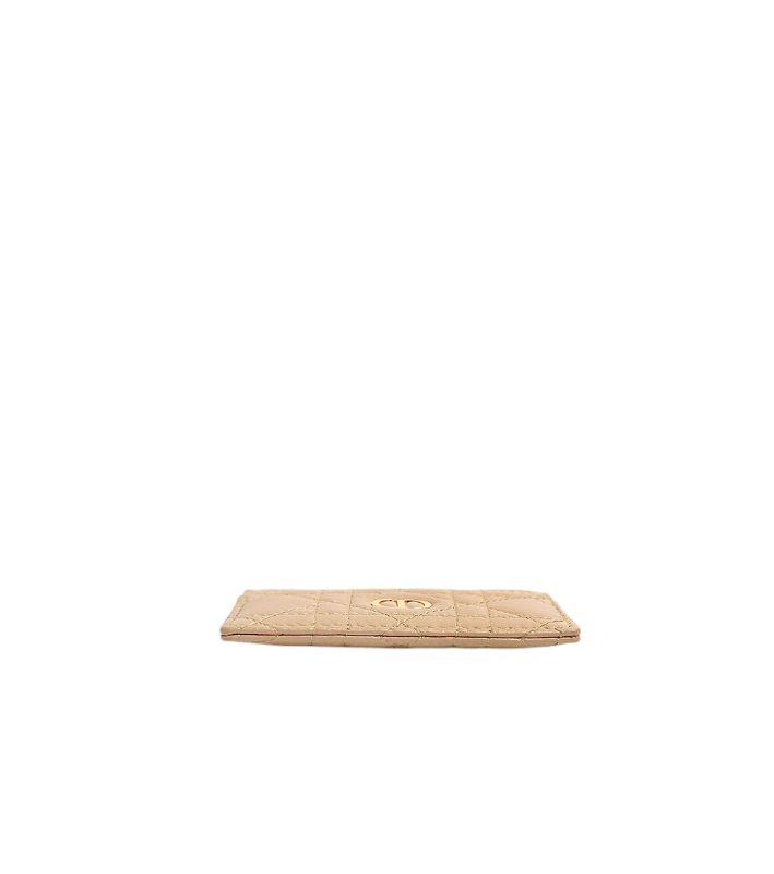Dior Beige Caro Card Wallet
