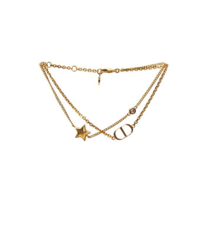 Dior Petit CD Double Gold Bracelet