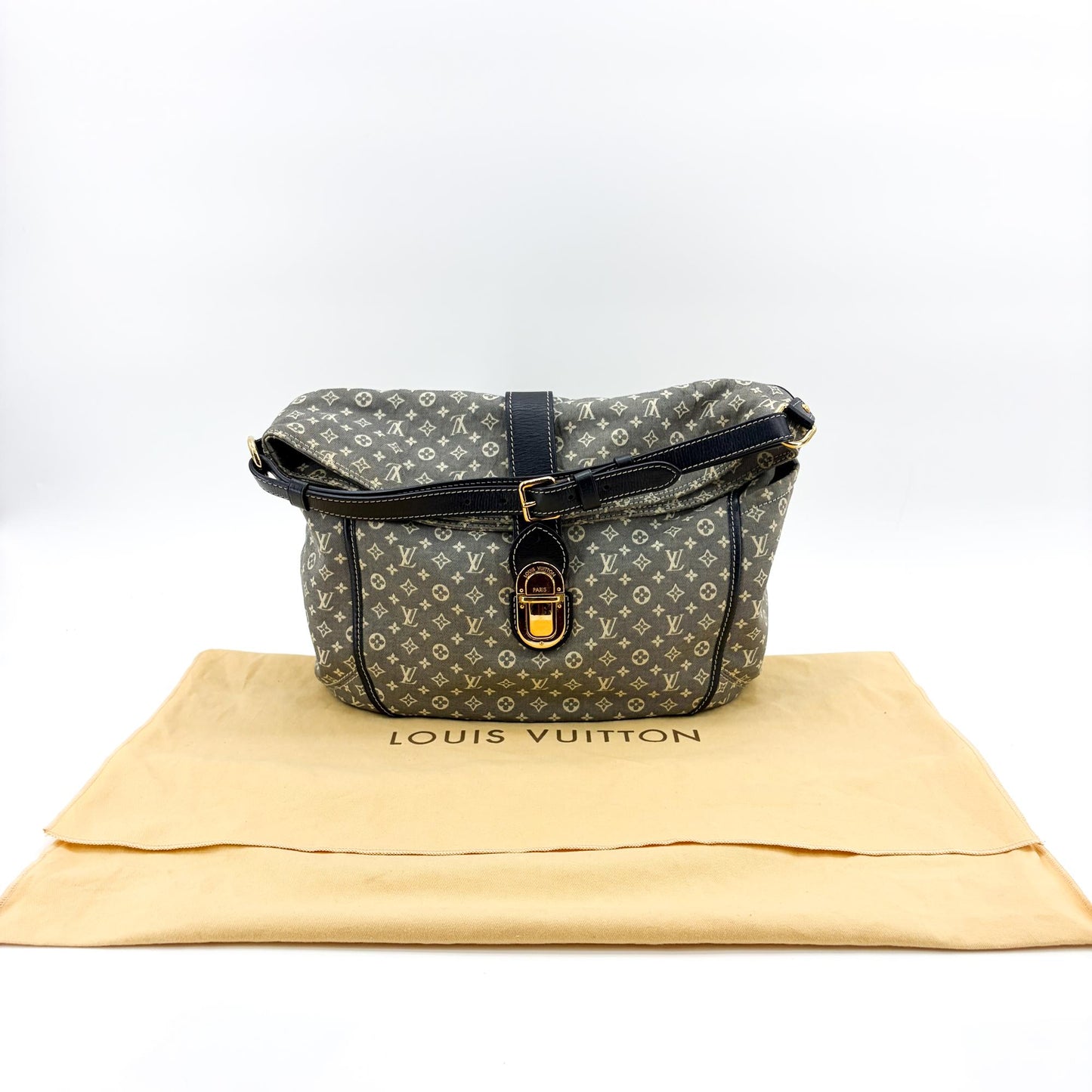 Louis Vuitton Monogram Mini Lean Marjorie Shoulder Bag Blue