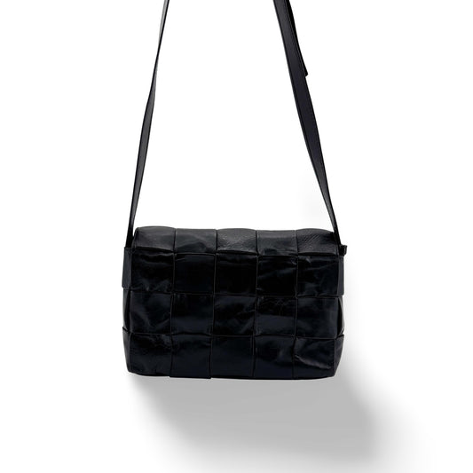 Sac porté épaule Bottega Veneta Cassette Noir