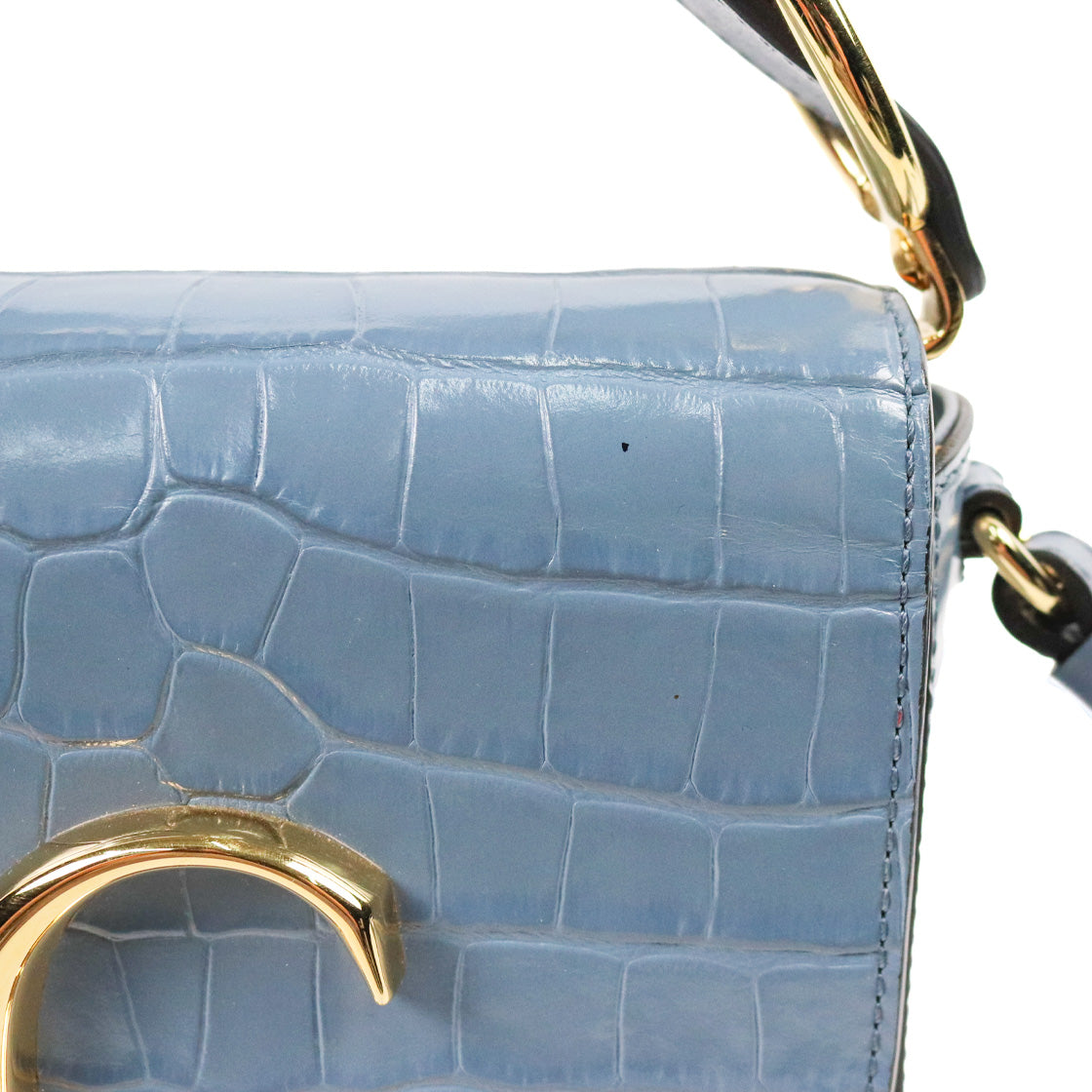 Chloé Blue Crocodile C Bag