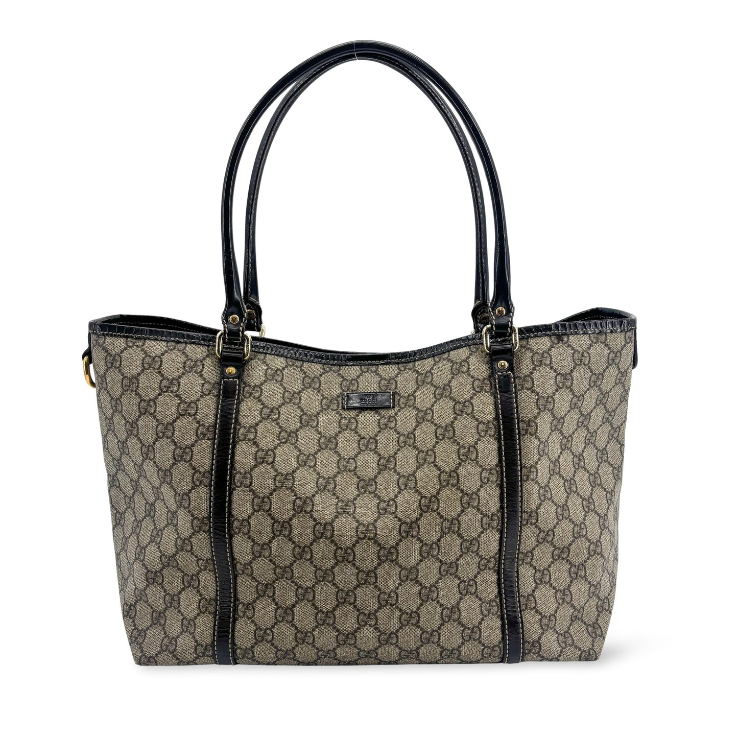 Gucci GG Supreme Joy Tote Bag Dark Brown