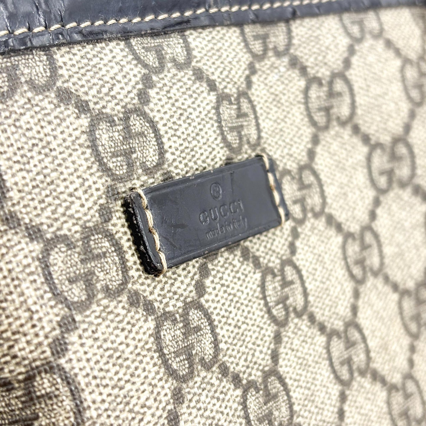 Gucci GG Supreme Joy Tote Bag Dark Brown