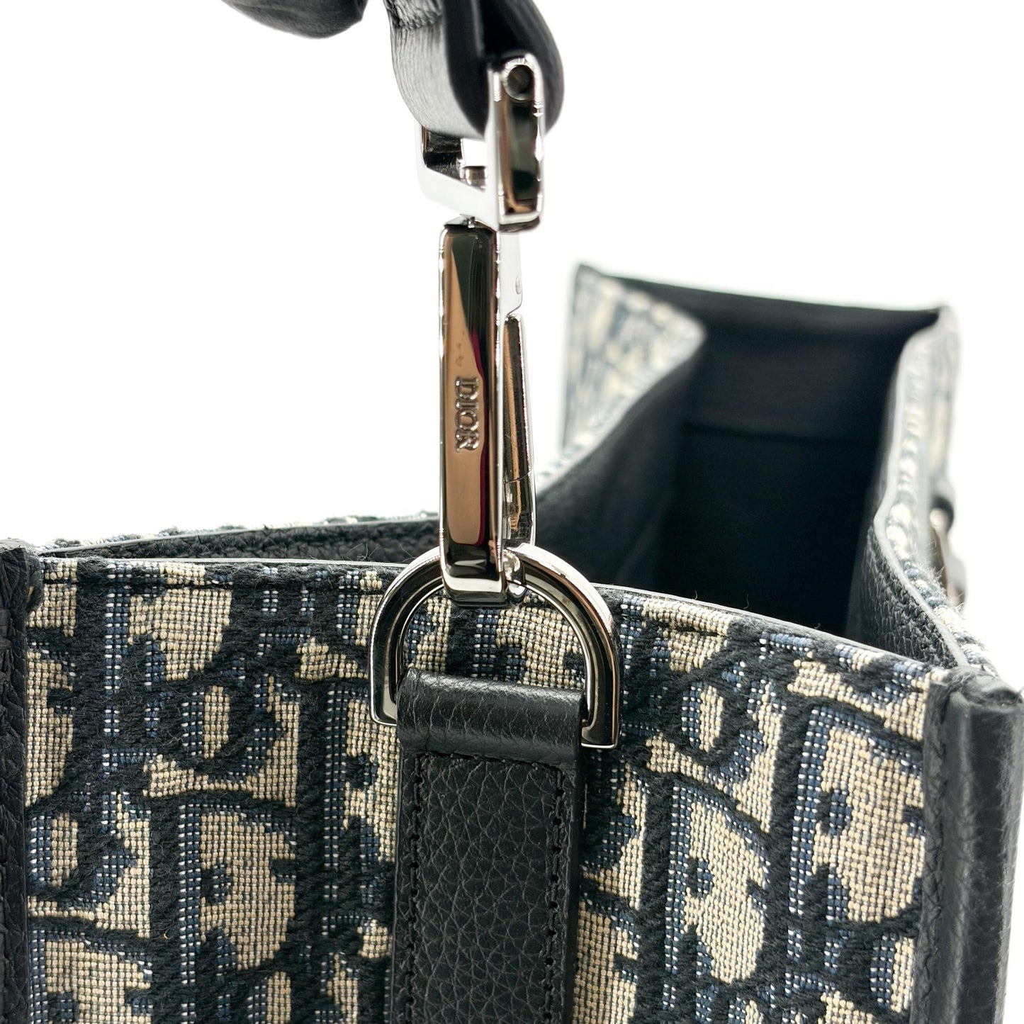 Dior Ringot Tote Bag Navy Oblique Jacquard