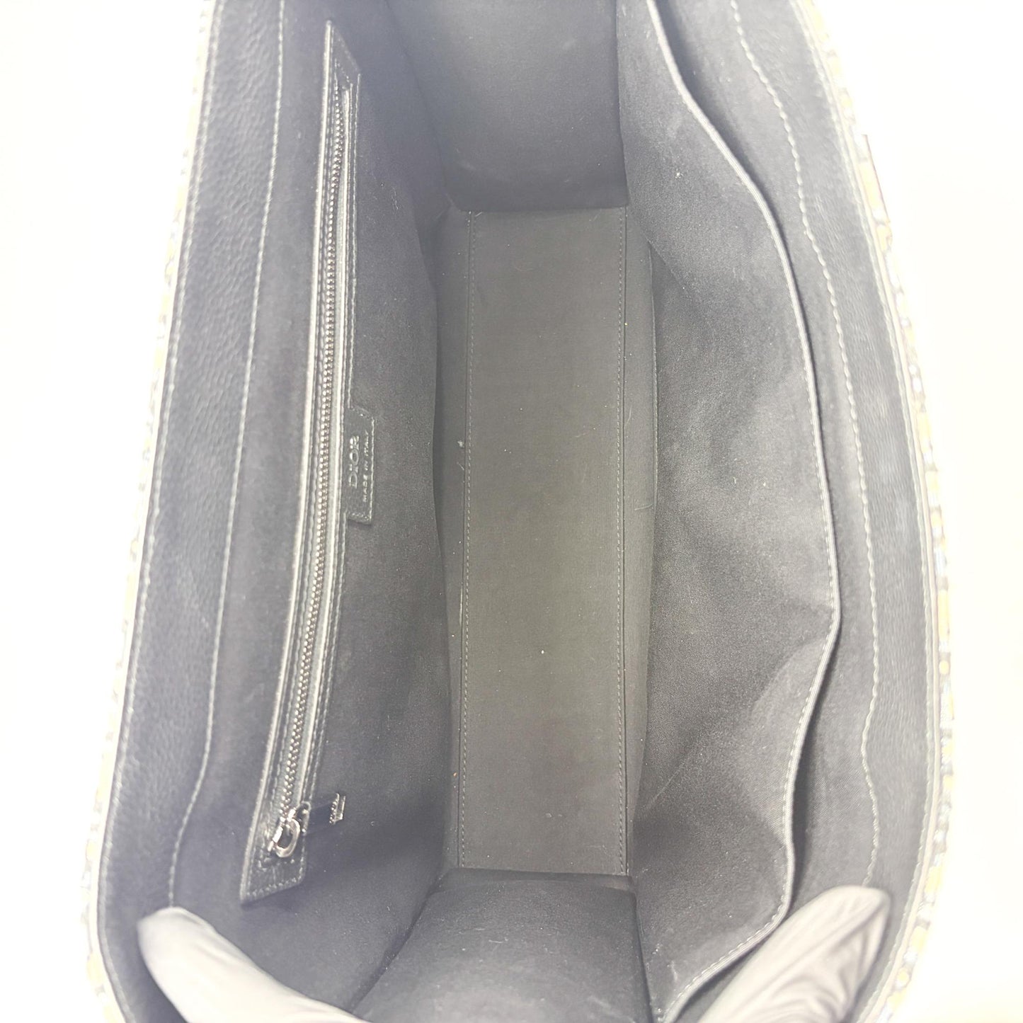Dior Ringot Tote Bag Navy Oblique Jacquard