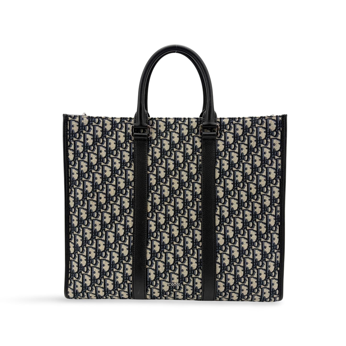 Dior Ringot Tote Bag Navy Oblique Jacquard