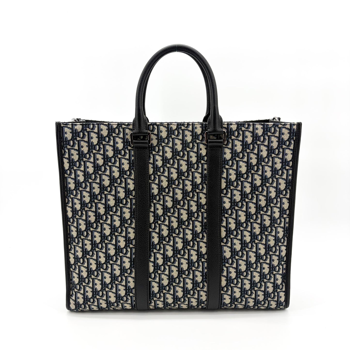 Dior Ringot Tote Bag Navy Oblique Jacquard