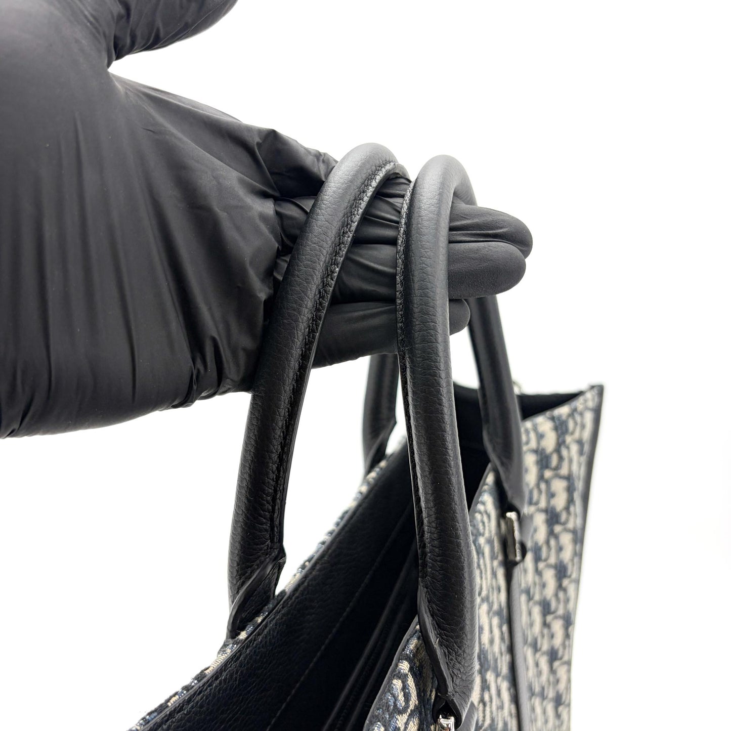 Dior Ringot Tote Bag Navy Oblique Jacquard