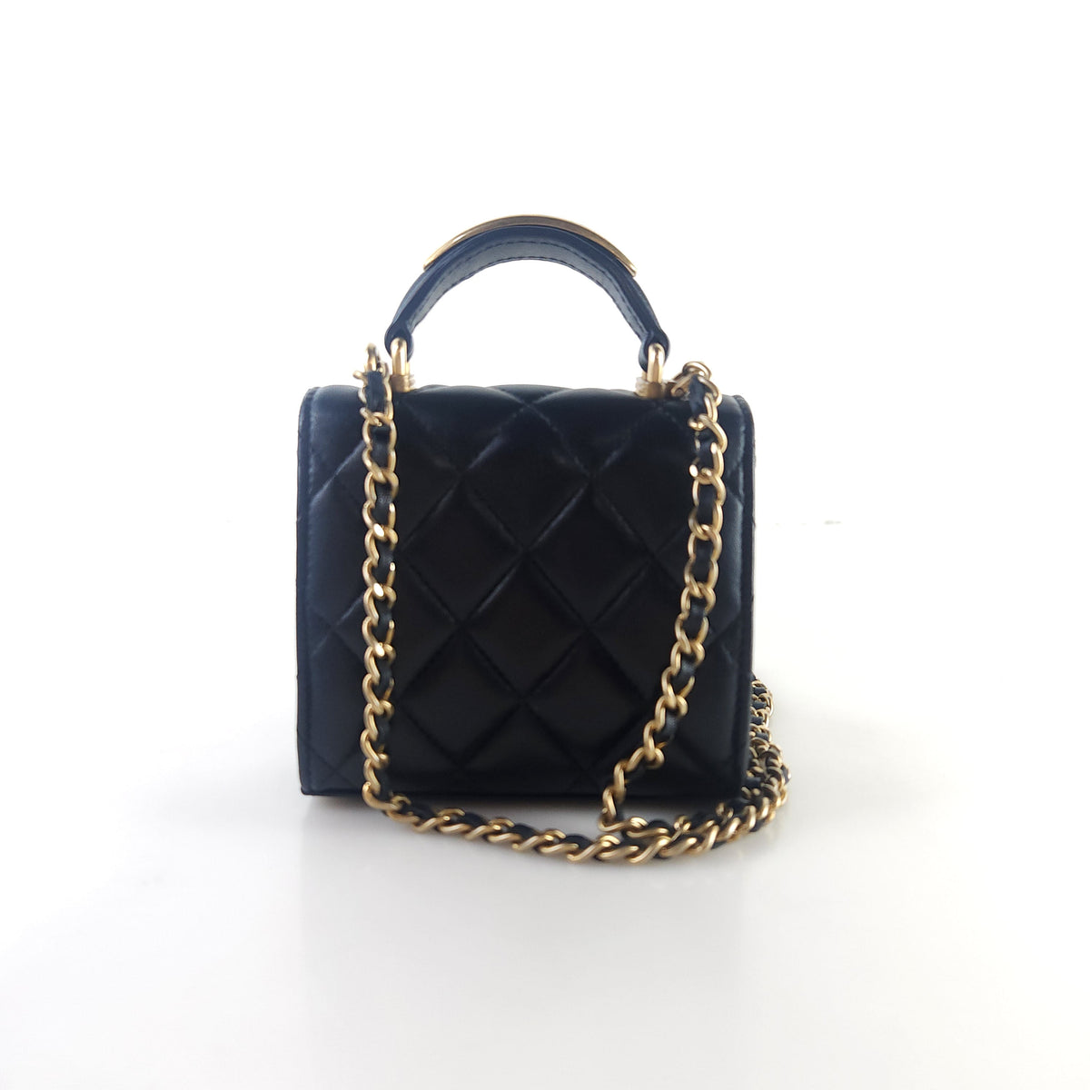 Mini Metal Top Handle Shoulder Bag Crossbody Bag AP2682