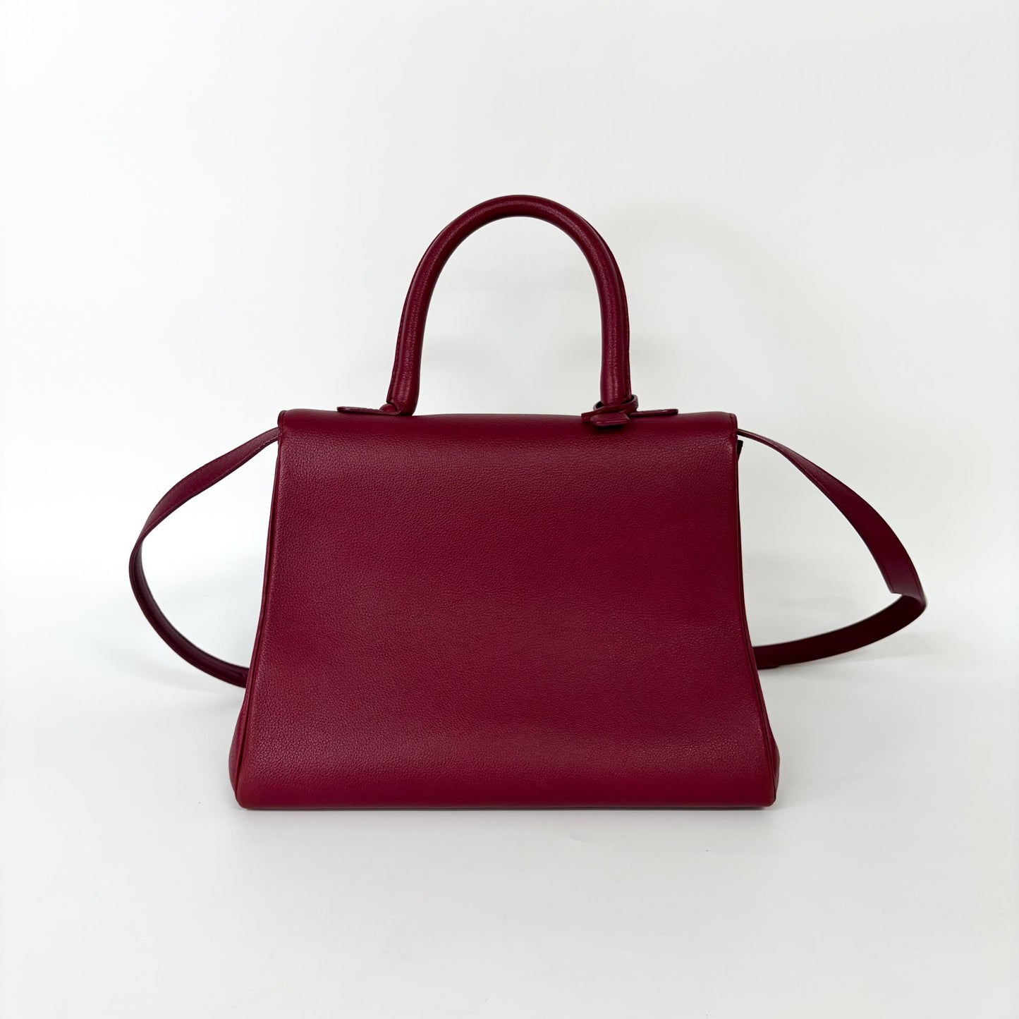 Delvaux Brillant MM Rodeo Leather Bordeaux Gold Hardware
