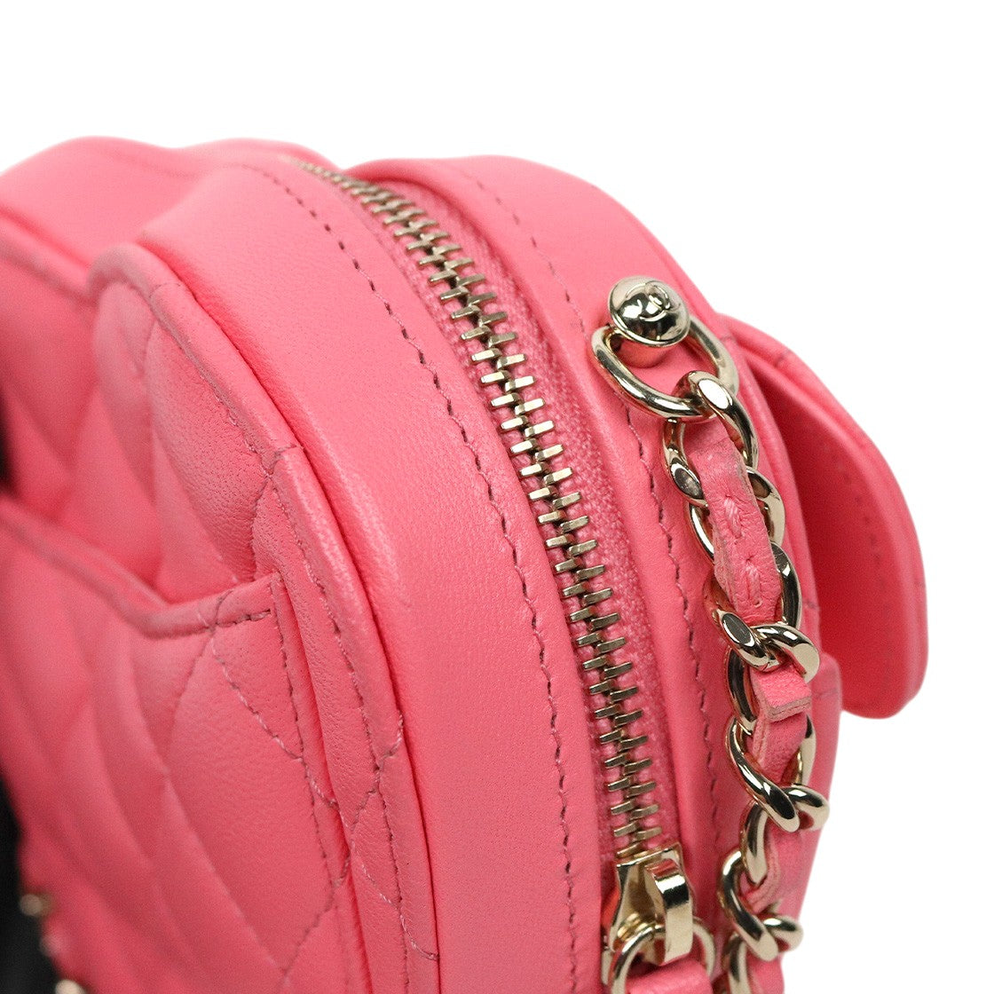 Chanel Pink Heart Crossbody Bag