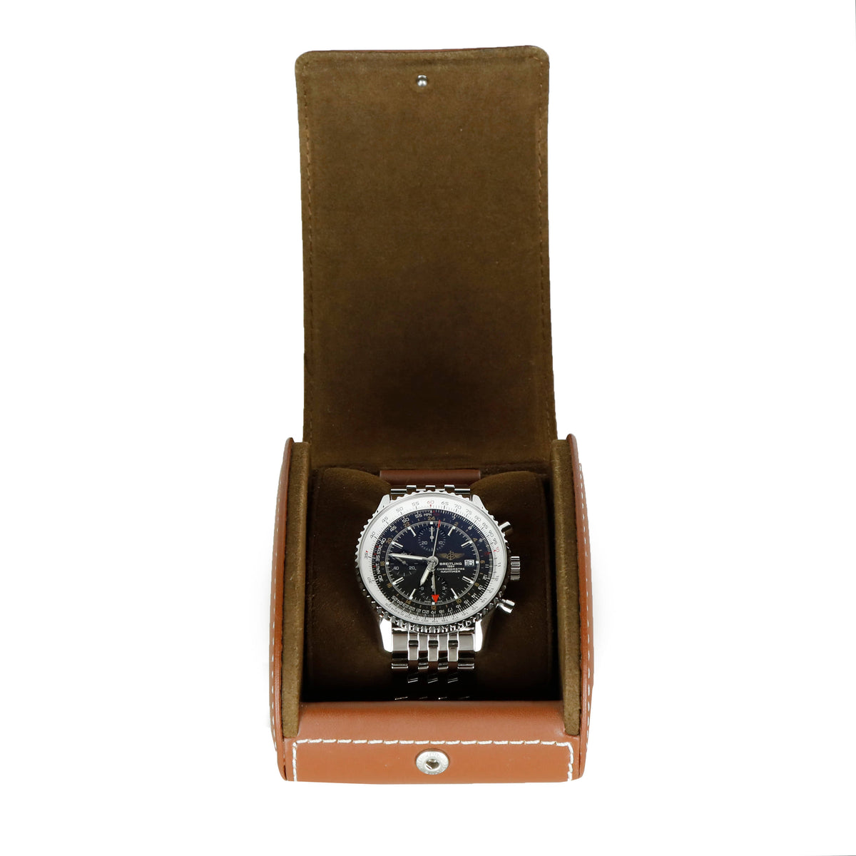 46 Navitimer World Metal Watch