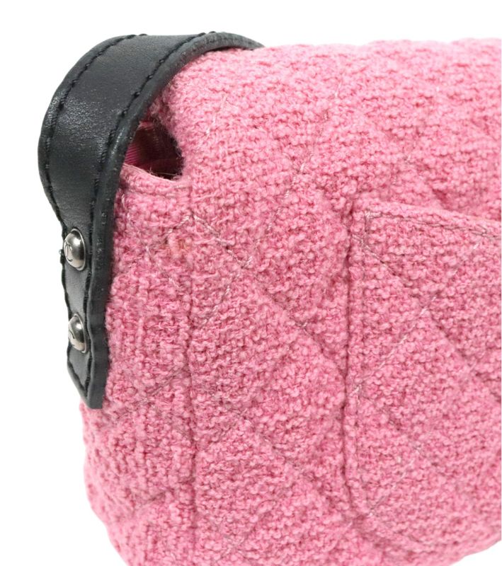 Chanel Pink Tweed 2.55 Shoulder Bag