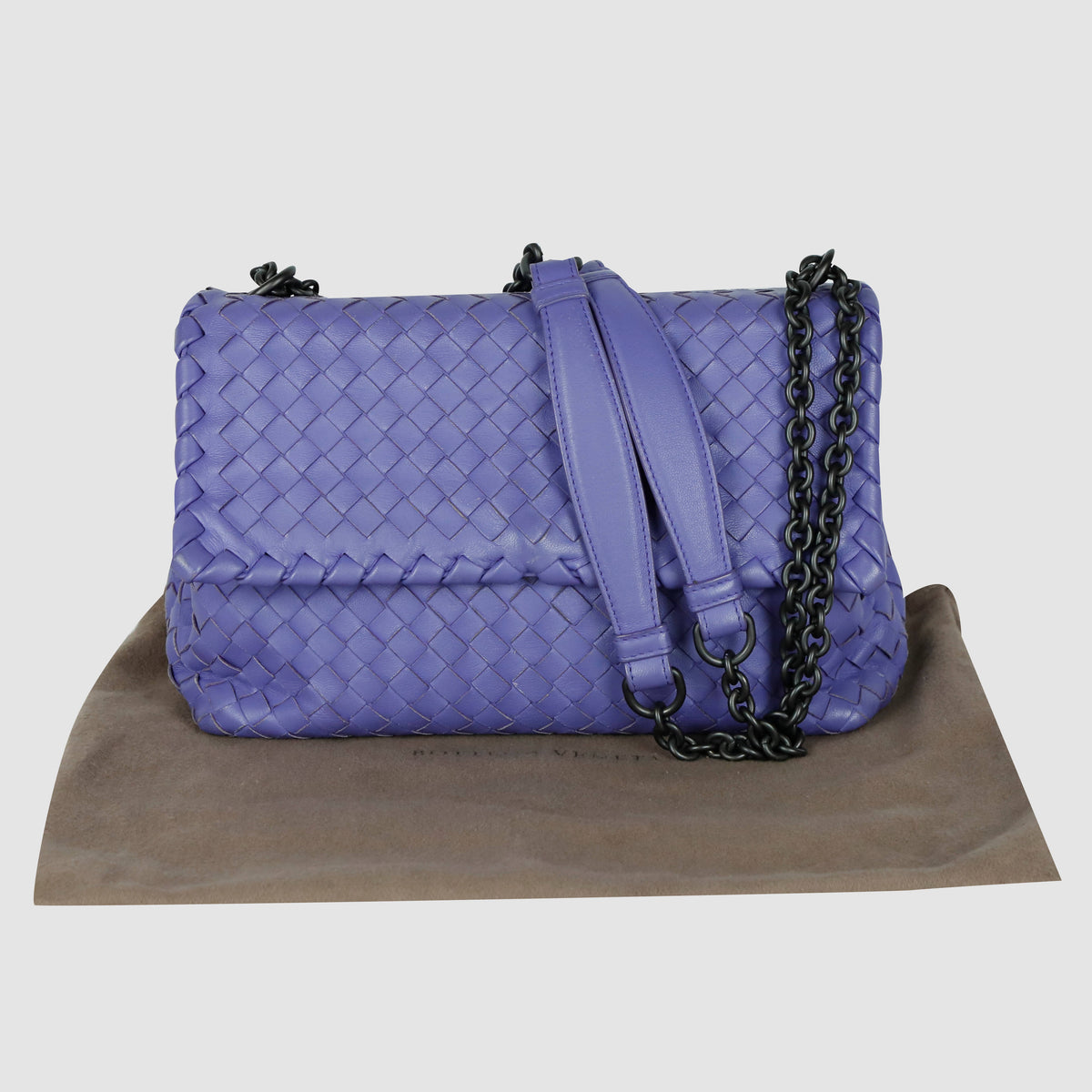 Small Intrecciato Olympia Shoulder Bag 386498