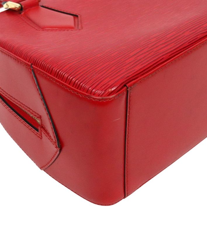 Louis Vuitton Red Epi Chablon Tote Bag