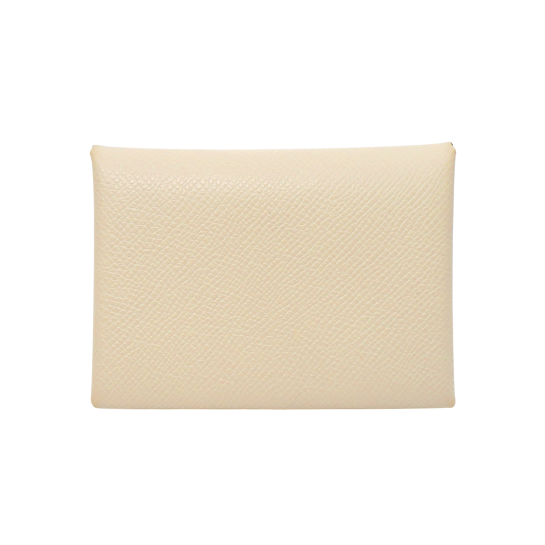 Hermès Calvi Duo Card Wallet with "W" Engraving