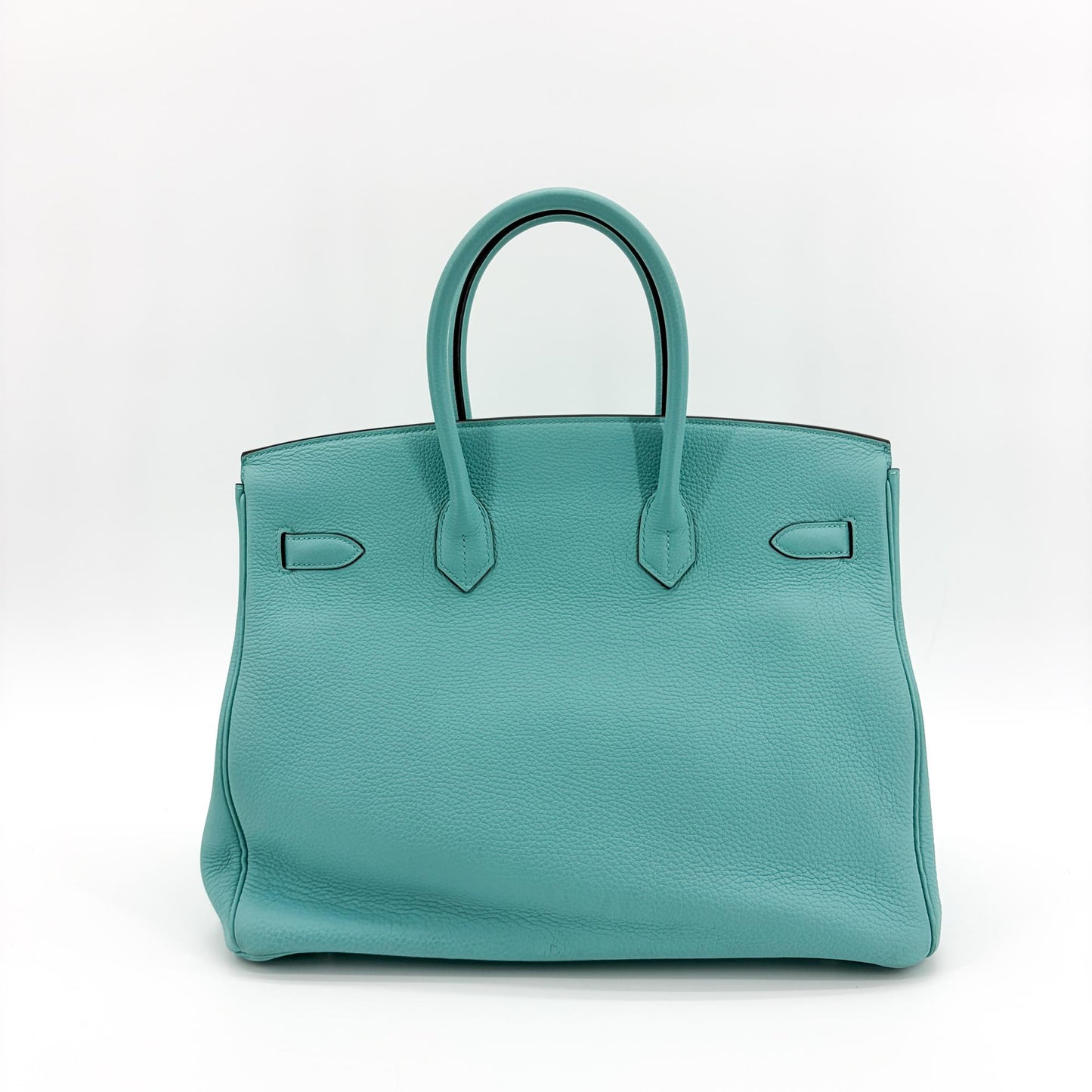 Hermès Birkin 35 Togo Silver Turquoise