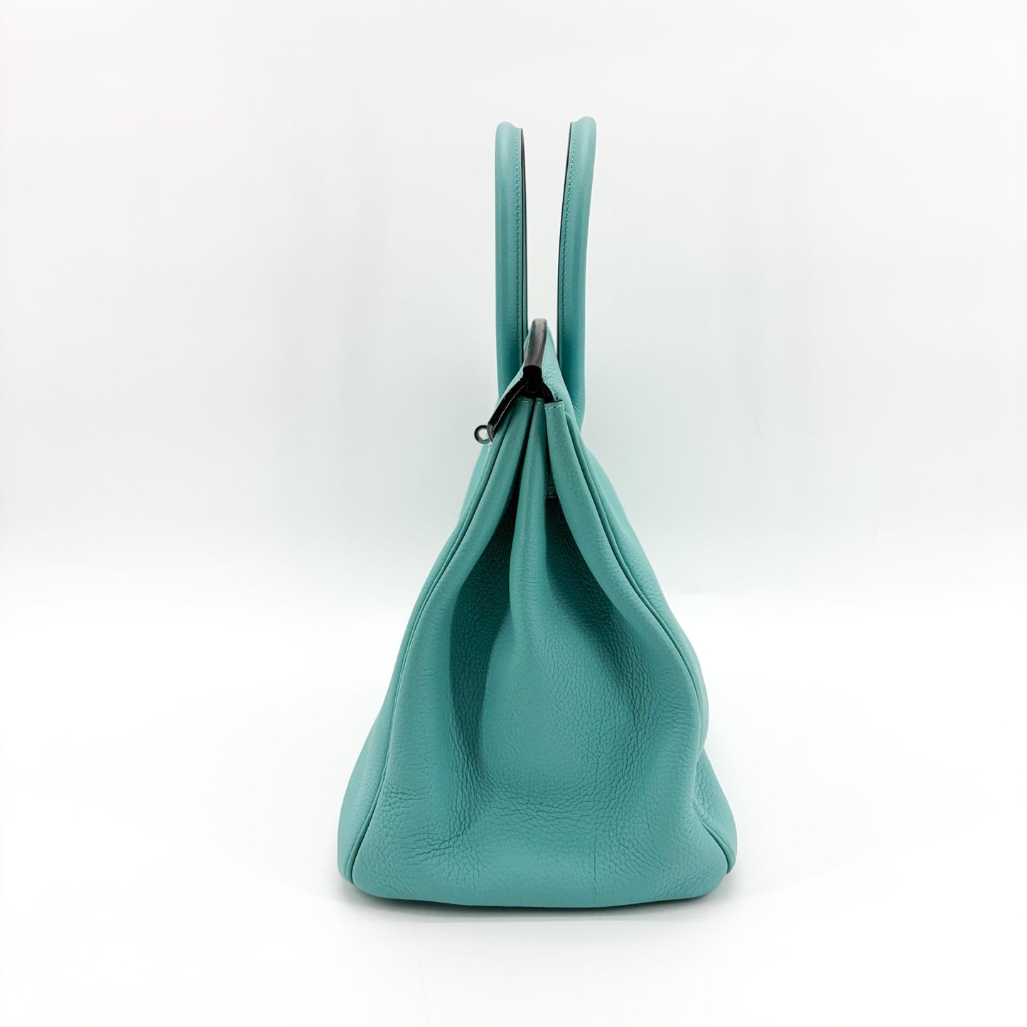 Hermès Birkin 35 Togo Silver Turquoise