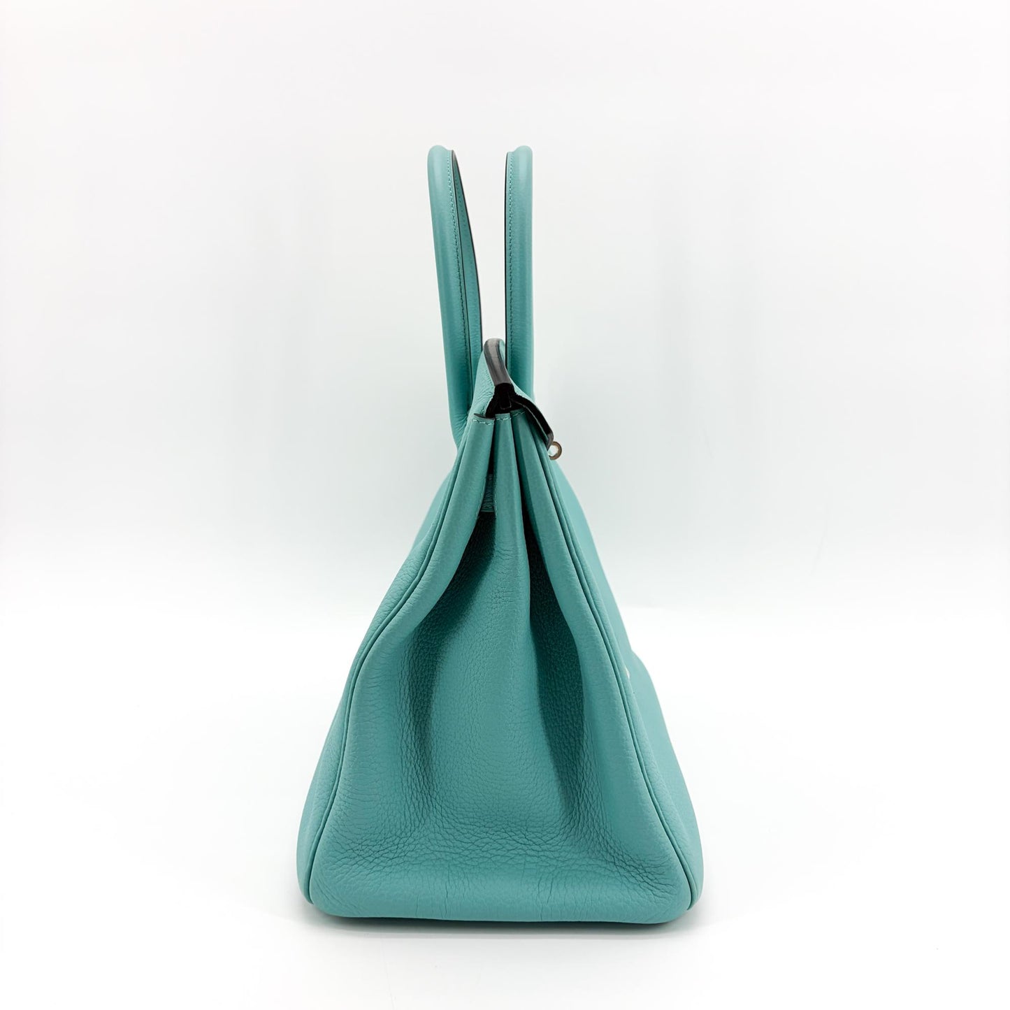 Hermès Birkin 35 Togo Silver Turquoise