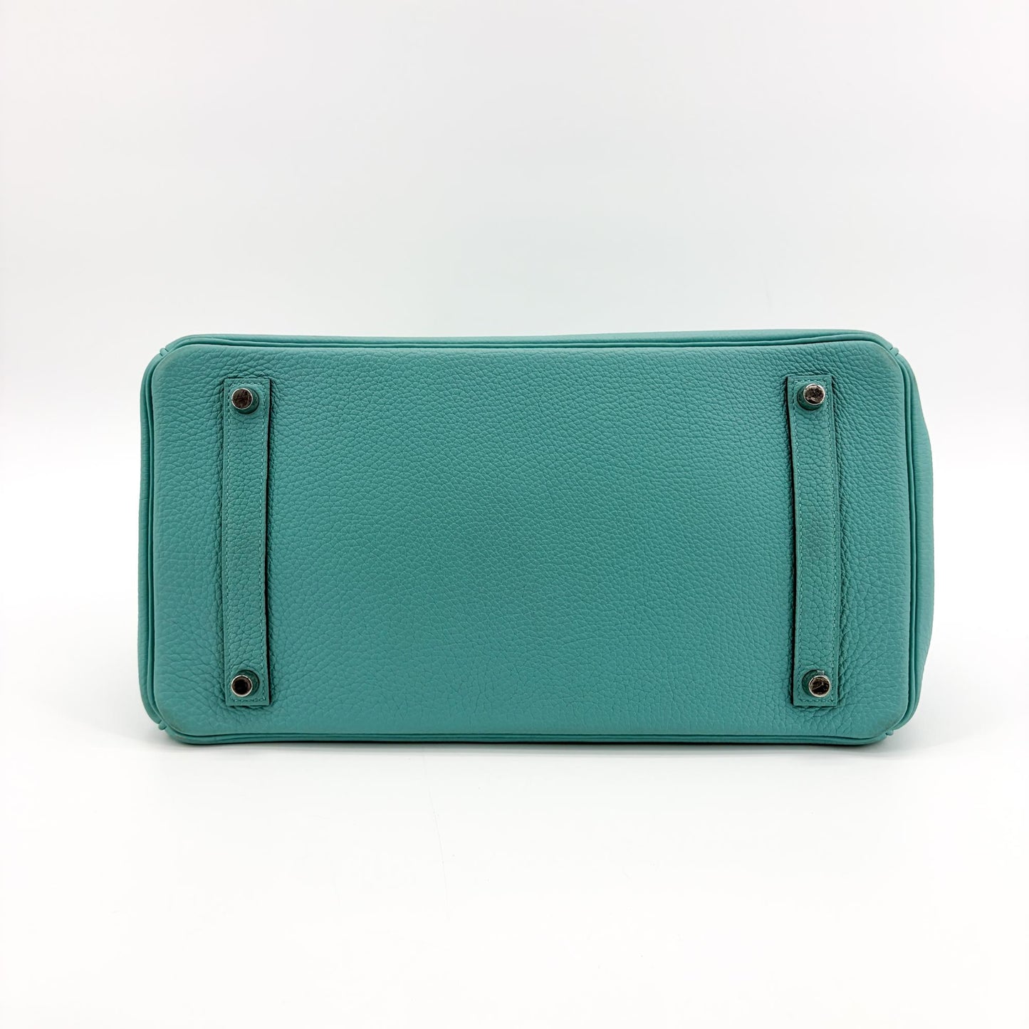 Hermès Birkin 35 Togo Silver Turquoise